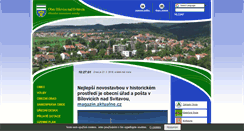 Desktop Screenshot of bilovice-nad-svitavou.cz